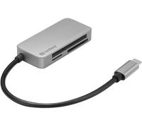 Sandberg 136-38 lettore di schede USB 3.2 Gen 1 [3.1 Gen 1] Type-C Nero (USB-C Multi Card Reader Pro - USB-C Multi Card Reader Pro, - CF, MMC, MicroSD [TransFlash], SD, SDHC, SDXC, xD, Black, USB 3.2