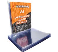 Card Saver Oversized 25 pack, PSA Grading Card Sleeves,170 x 215 mm, Card Protector Sleeves compatibile con le carte promozionali Pokemon Jumbo XXL, Card Protector per le carte collezionabili.