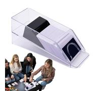 Card Shoe - Supporto per mazzi da poker a 4/6 mazzi, distributore di carte da gioco riutilizzabile per giochi da tavolo, accessorio da tavolo per Texas Hold'em, tre regni e intrattenimento per feste