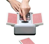 Card Shuffle Fast 2-Deck Automatico Ricaricabile | Macchina del supporto della piattaforma del poker di Shuffle per la taverna domestica del salone del torneo del club del