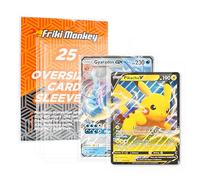 Card Sleeves per Jumbo XXL, Manicotti per carte di formato 150 x 205 mm, Manicotti di formato Jumbo compatibili con pokemon Promo, Manicotti protettivi per carte, Confezione da 25 manicotti