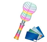 Card Wand Holder - Telescoping Retractable Debit Card Access Tool Lightweight Expandable Design | Safety Checkout Device, Fan Shape Organizer, Easy Payment Storage Wand For Cosplay Events Daily