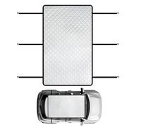 CARDA SUONROF CAR - VISO TEDA DI RESISTENZA UV pieghevole, copertura a rete elastica portatile | Scudo a baldacchino bloccante a calore, rete solare traspirante, raffreddamento interno per veicoli a p