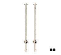 Cardano Albero Cardanico Albero Trasmissione CVD Per Assale AR310458 AR310590 AR310591 Per RC 1/7 1/8 Per ARRMA 6S Per Kraton Per Notorious Hard Steel(2Pcs Front Silver)