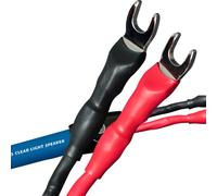 Cardas HP Clear Cygnus (2 x 1,5m) - Cavo per altoparlante o diffusore, assemblato, Compatibile bi-wiring, 1,65 mm², Fourches, Banane