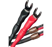 Cardas HP Clear Reflection (2 x 2m) su misura - Cavo per altoparlante o diffusore, assemblato, Compatibile bi-wiring, 45,6 mm², Fourches, Banane