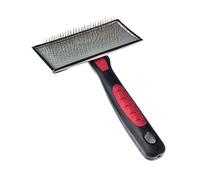Cardatore a spazzola punte in metallo e manico ergonomico per cani e gatti Ferri