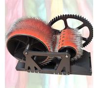 Cardatore a tamburo manuale in feltro di lana, miscelazione rapida dei colori e spazzola flessibile, lavorazione della lana, miscelazione rapida dei colori, non necessita di elettricità (Blacka )