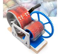 Cardatrice di lana, manuale, struttura durevole per cardare fibre di lana e realizzare progetti in feltro, miscelazione rapida dei colori