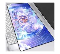Cardcaptor Sakura Tappetino Mouse Gaming, Grande Anime Mouse Pad XXL 800x300mm Confortevole, Lavabile, 3mm Antiscivolo Tappetino Scrivania Supporto per Ufficio Computer, Adatto per computer e PC , C