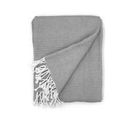 Cardenal Textil - Peñíscola Foulard Multiuso, Plaid da Letto, Coperta da Letto, copridivano - Grigio - 230 x 260 cm