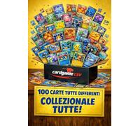 CardGame CSV 100 carte pok originali italiane collezionabili - confezione mega - mazzo da gioco top per collezione