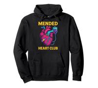 Cardiac Recovery Mded Heart Club Cool Mens Get Well Felpa con Cappuccio