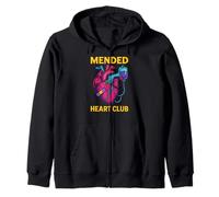 Cardiac Recovery Mded Heart Club Cool Mens Get Well Felpa con Cappuccio