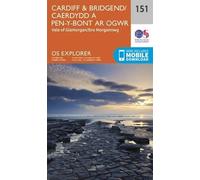 Cardiff and Bridgend/Caerdydd a Phen-y-Bont Ar Ogwr (Map) OS Explorer Map
