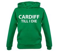 Cardiff fino A I Die - Bambini Felpa/Maglione - Città FC Calcio Stadio Amo
