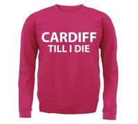 Cardiff fino A I Die - Bambini Felpa/Maglione - Città FC Calcio Stadio Amo