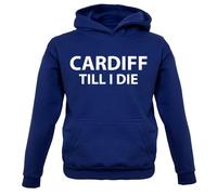 Cardiff fino A I Die - Bambini Felpa/Maglione - Città FC Calcio Stadio Amo