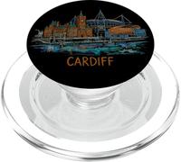 Cardiff Galles souvenir da viaggio storico città storica regalo PopSockets PopGrip per MagSafe