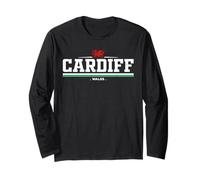 Cardiff Wales/Cymru Maglia a Manica