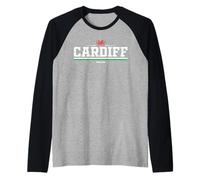 Cardiff Wales/Cymru Maglia con Maniche Raglan