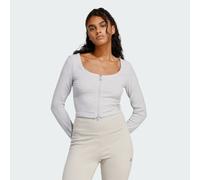 Cardigan a coste Seasonal Essentials Light Grey Heather M
