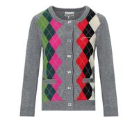 CARDIGAN A ROMBI GRIGIO GANNI S