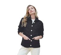 Cardigan Aran Woollen Mills da donna (Confezione da 1), Nero , L