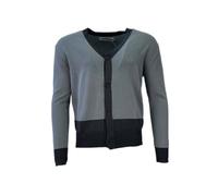 Cardigan Blu Grigio Da Uomo Robert Geller #1074 M NWT