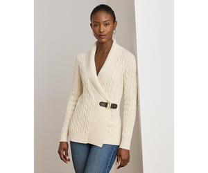 Cardigan cache-cœur collo a scialle DONATO Beige L Tinta unita