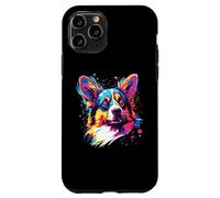 Cardigan colorato acquerello Welsh Corgi Dog Custodia per iPhone 11 Pro