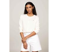 Cardigan con girocollo Bianco L Tinta unita