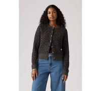 Cardigan con girocollo Marrone XS Leopardato