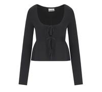 CARDIGAN CON LACCI NERO GANNI M