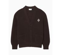 Cardigan con logo Relaxed Lacoste Retro per uomo Ref. AH0611-00-3LA Colore Marrone Taglia L