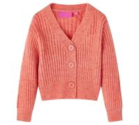 Cardigan da Bambina Lavorato a Maglia Rosa Medio 104