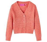 Cardigan da Bambina Lavorato a Maglia Rosa Medio 92