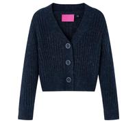 Cardigan da Bambina Lavorato a Mano Blu Marino 104