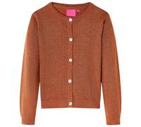 Cardigan da Bambina Lavorato a Mano Cognac 116