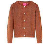 Cardigan da Bambina Lavorato a Mano Cognac 92