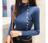 Cardigan da donna a maniche lunghe per yoga e vacanze (blu taglia unica)