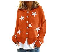 Cardigan Donna, Cardigan Corto Donna Invernale Giacca in Maglia Invernale Abbigliamento Autunno Comoda Maglieria Elegante Leggero Golfino Girocoll Cardigan Donna Cotone Cappotto Capispalla Maglione
