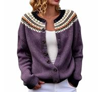 Cardigan Donna Halloween Taglia Grande Jersey Maglia Donna Lunga Comodi