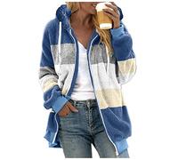 Cardigan Donna Invernale con Zip Autunnale Lunga Hoodie Cappuccio Oversize Elegante Cappotto Leggero Taglie Forti Pile Felpe Pullover Curvy Maniche Lunghe Giacca Teddy Fleece Jumper Peluche Parka