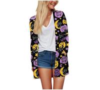 Cardigan Donna Lungo con Frange Parka Impermeabile Anti Estivo Sportivo Peluche Comode Elettrico Ciclismo Marca Classici Trapuntati Molto della Paillettes Check Pietre Spina Golfone