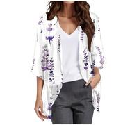 Cardigan Donna Lungo Elegante Estivo in Maglia Manica Lunga Moda Casual Tinta Unita per Le Mezze Stagioni Golfino a Maniche