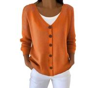 Cardigan Donna Lungo Estivo e Invernale con Stampa Nastro Rosa Maglione Cotone Leggero Giacca Elegante Coprispalle Solidale Consapevolezza Tumore al Seno