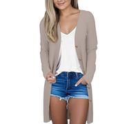 Cardigan Donna Lungo Invernale Halloween Leggero Maniche Lunghe Aperto Elegante Maglione Donne Autunno Invernale alla Moda Bottoni Singolo Peluche Stampa Maniche Casual Autunno 2025 da Donna
