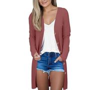 Cardigan Donna Lungo Invernale Halloween Leggero Maniche Lunghe Aperto Elegante Maglione Donne Autunno Invernale alla Moda Bottoni Singolo Peluche Stampa Maniche Casual Autunno 2025 da Donna