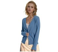 Cardigan Donna Lungo Y2k Outwear Cappotto Aperto da Maglione per Le Mezze Stagioni Maniche Lunghe Giacca